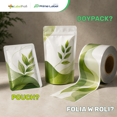 Pouch, doypack czy folia w roli? Jak dobrać opakowanie do produktu